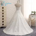 2017 Beading Pérolas Sequined Real Wedding Dress